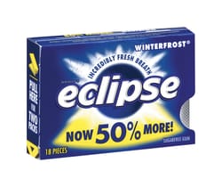 Eclipse Sugar Free Winterfrost Chewing Gum 18 pk