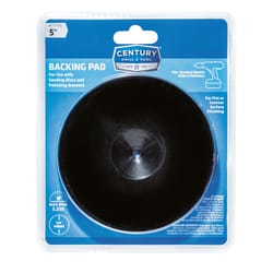 Century Drill & Tool 5 in. D Rubber Backing Pad 1/4 in. 11500 rpm 1 pc