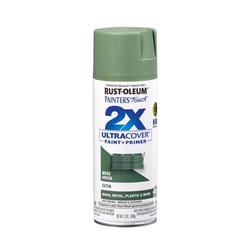 Rust-Oleum Painter's Touch 2X Ultra Cover Satin Moss Green Paint+Primer Spray Paint 12 oz