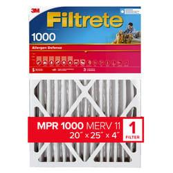 3M Filtrete 20 in. W X 25 in. H X 4 in. D Pleated 11 MERV Pleated Allergen Air Filter 1 pk