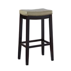 Linon Home Decor Beige Polyurethane Barstool 30 in.