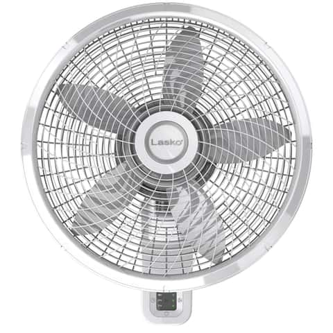 Lasko 16 Oscillating Wall Mount Fan with Anti-Rust Grills