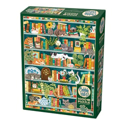 Cobble Hill The Purrfect Bookshelf Jigsaw Puzzle 1000 pc