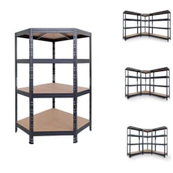 Ar Shelving Garage Corner 71 in. H X 35 in. W X 18 in. D Metal Shelving Unit