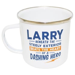 Top Guy Larry 14 oz Multicolored Steel Enamel Coated Mug 1 pk