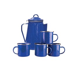 Stansport Blue Coffee Pot 11 in. H X 5.5 in. W X 11 in. L 5 pk