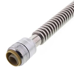 SharkBite 3/4 in. Push Fit X 3/4 in. D FIP 24 in. Stainless Steel Supply Line