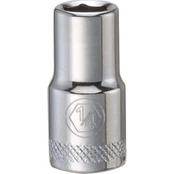 DeWalt 1/4 in. X 1/4 in. drive SAE 6 Point Socket 1 pc