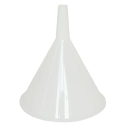 Harold Import White Plastic 16 oz Funnel