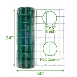 Garden Craft 24 in. H X 50 ft. L Steel Welded Wire Fence 2"x3" in.