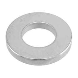 Magnet Source .105 in. L X .74 in. W Silver Neodymium Ring Magnet Rings 5 lb. pull 3 pc