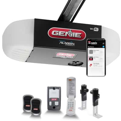 Genie Quietlift Connect 3 4 Hp Belt Drive Wifi Compatible Garage Door Opener Ace Hardware