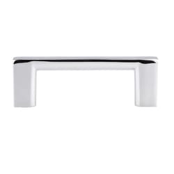 Richelieu Modern Bar Cabinet Pull 3-25/32 in. Chrome Gray 1 pk