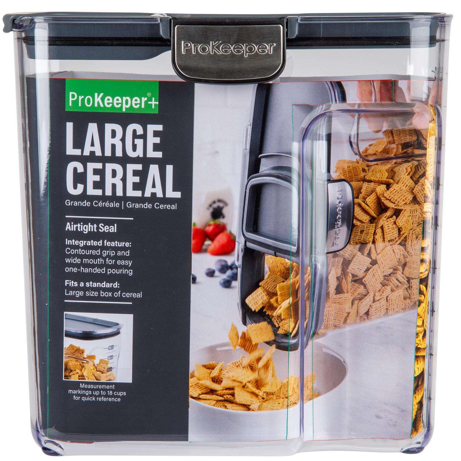 Progressive ProKeeper 18 cups Clear Cereal Keeper 1 pk Ace Hardware