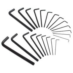 Stanley Multi-Size Metric and SAE Long Arm Hex Key Set 22 pc