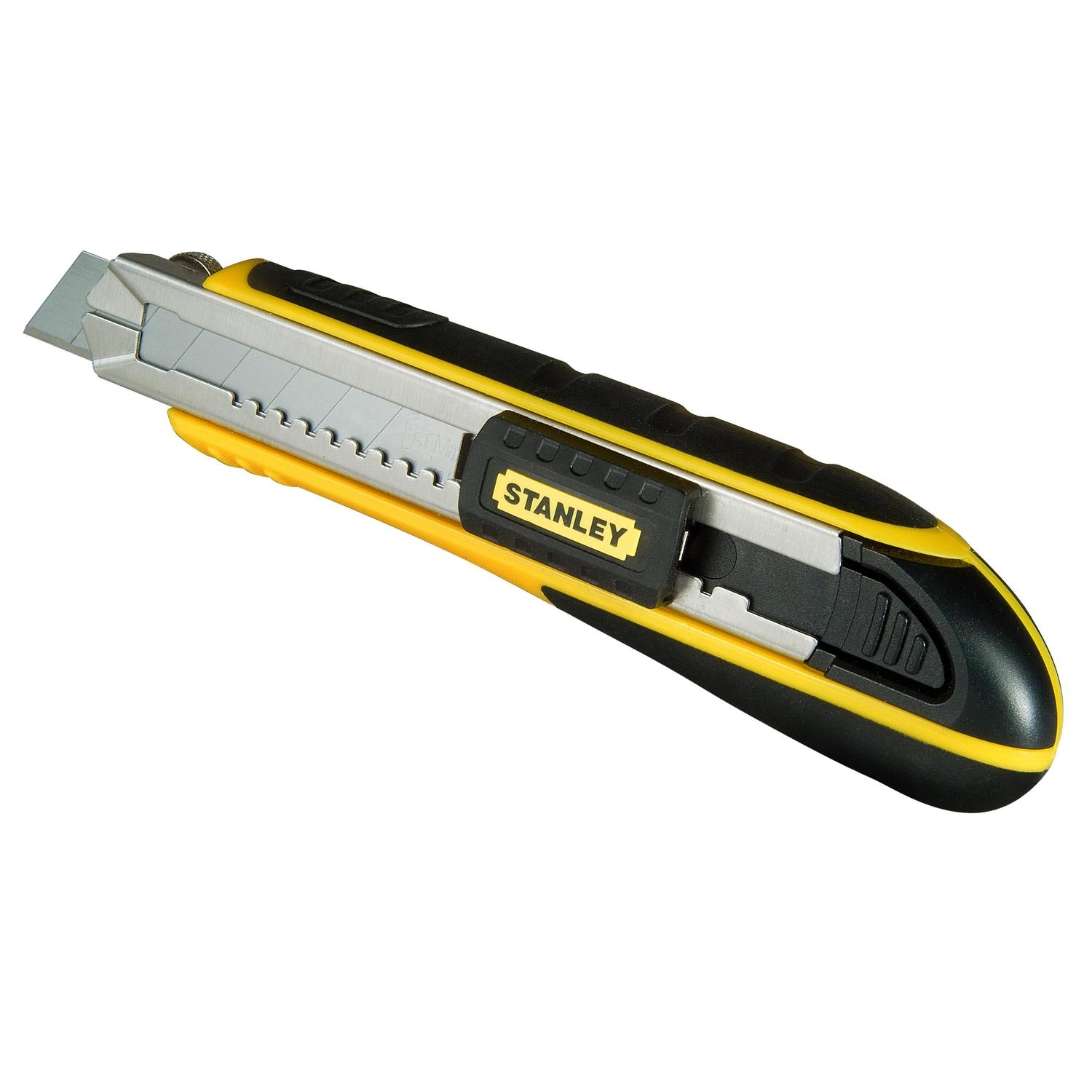 Photos - Utility Knife Stanley FatMax 7 in. Retractable Snap-Off  Black/Yellow 1 pk 10-481 