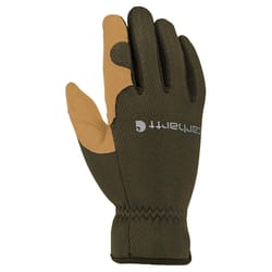 Carhartt Women's Indoor/Outdoor Work Gloves Green/Yellow M 1 pair