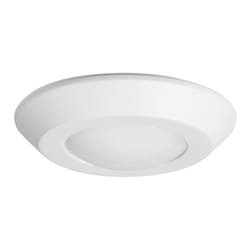 Halo BLD4 Series Matte White 4 in. W LED Recessed Surface Mount Light Trim 10 W
