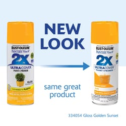 Rust-Oleum Painter's Touch 2X Ultra Cover Gloss Golden Sunset Spray Paint 12 oz