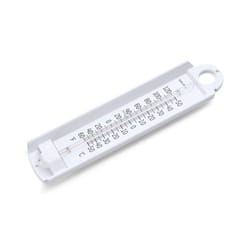 Taylor Tube Thermometer Aluminum White 8.86 in.