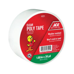 Ace 1.88 in. W X 36 yd L Clear Poly Tape