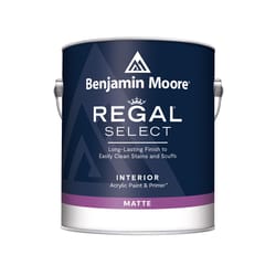Benjamin Moore Regal Select Matte Base 1 Interior Latex Wall Paint Interior 1 gal