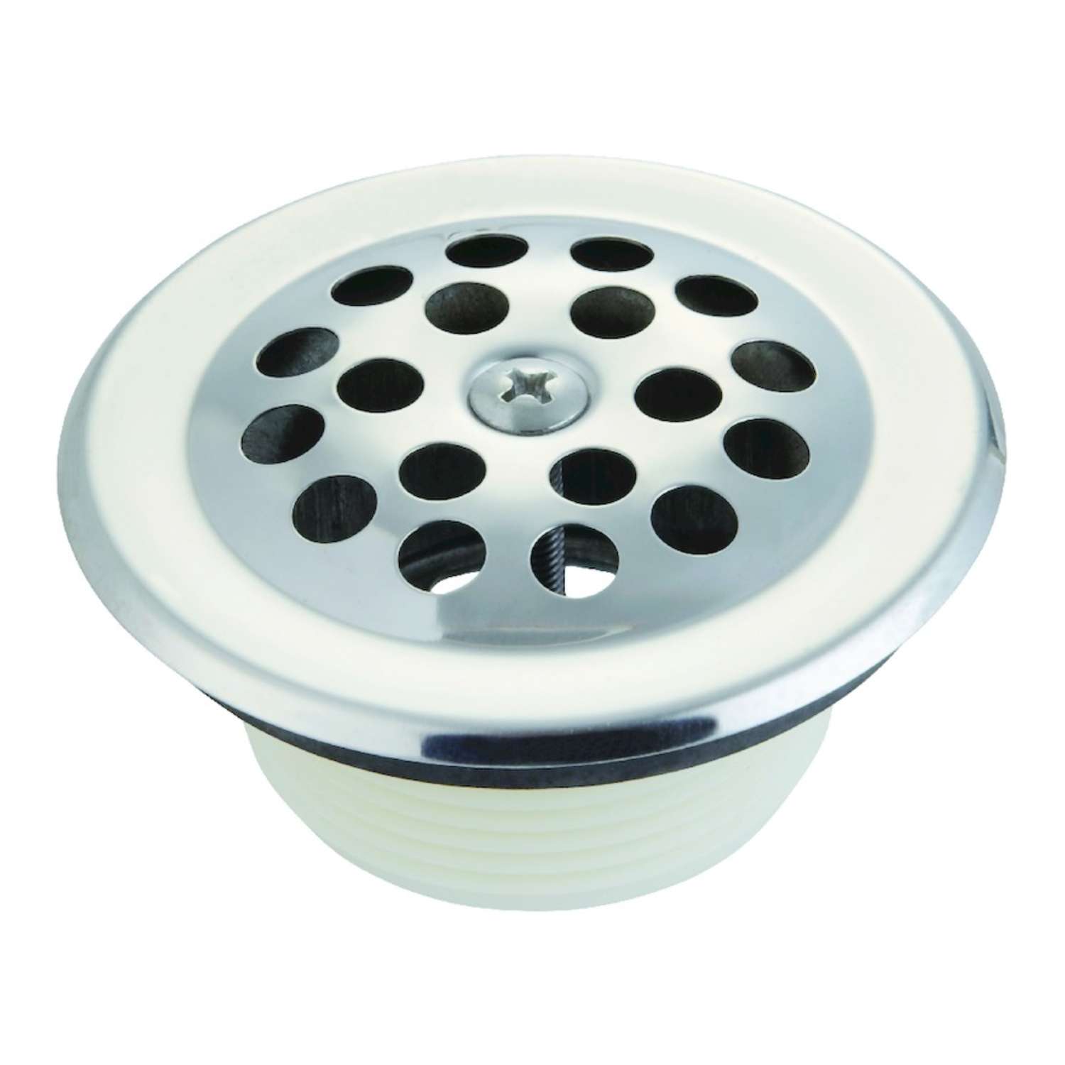 Oatey 3-3/8 in. Polished Chrome Stainless Steel Shower Drain Strainer - Ace  Hardware