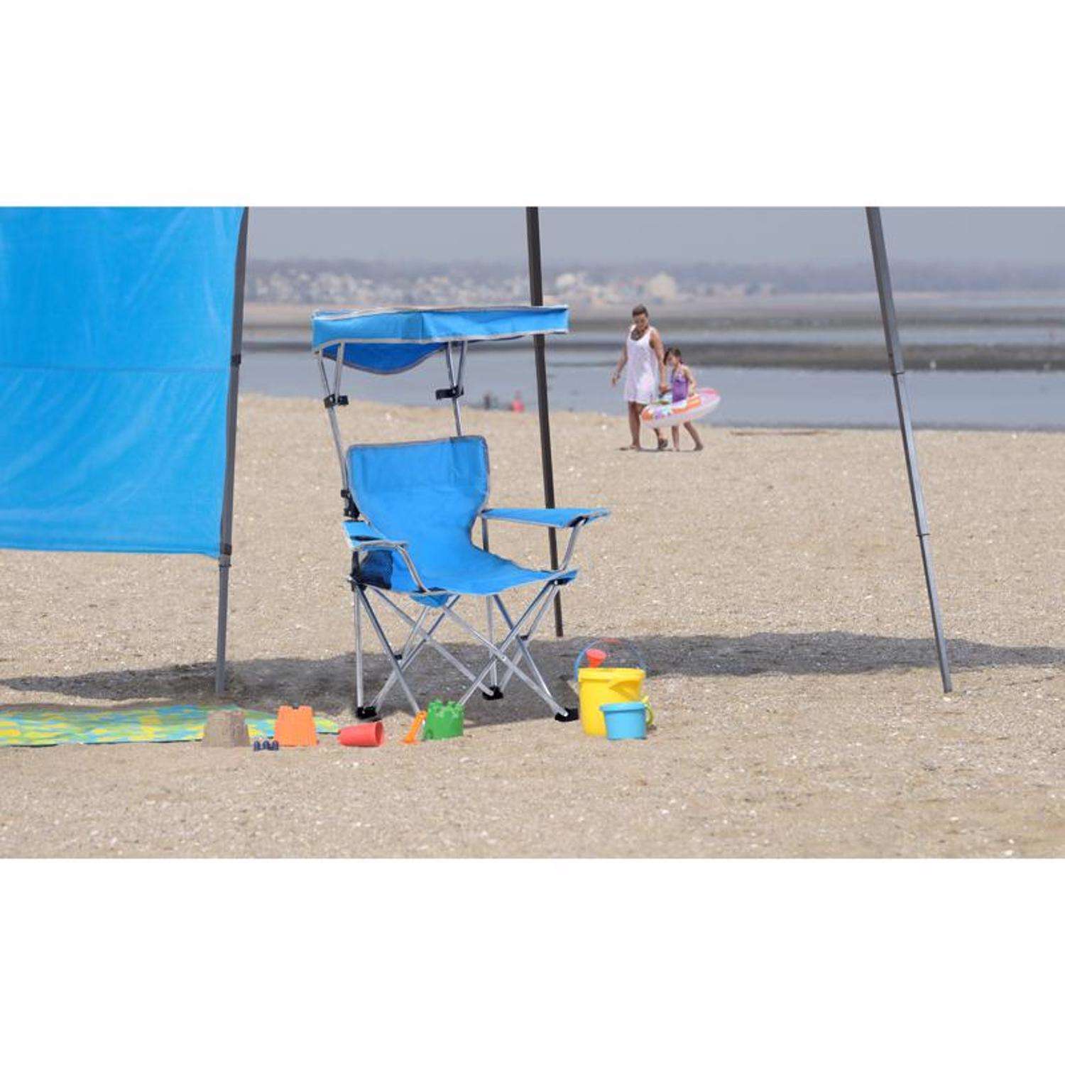 Kids camping chair fashion with canopy