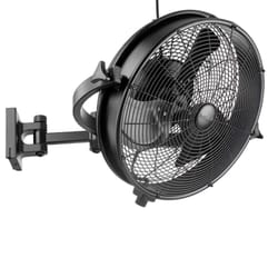 Mule 18 in. H 3 speed Wall Mount Fan