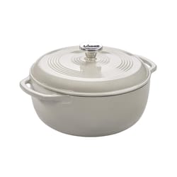 Lodge Cast Iron Dutch Oven 7 in. 6 qt Oyster