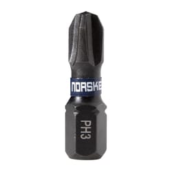 Norske Phillips #3 X 1 in. L Impact Torsion Bit S2 Tool Steel 1 each