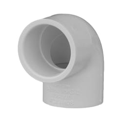 Charlotte Pipe Schedule 40 3/4 in. Slip X 3/4 in. D Slip PVC Elbow 1 pk