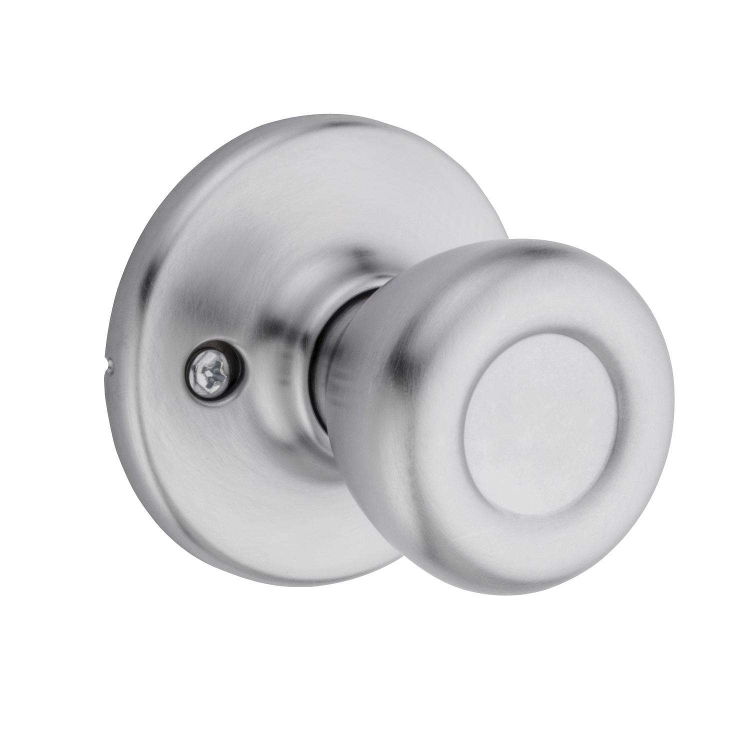 Kwikset Tylo Satin Chrome Dummy Knob Right or Left Handed Kwikset Tylo Satin Chrome Dummy Knob Right or Left Handed
