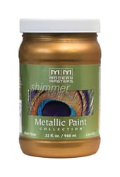 Modern Masters Shimmer Satin Brass Metallic Paint 1 qt