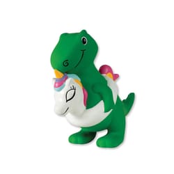 Pet Shop by Fringe Studio Green/White Latex Pool Side Rex Dog Toy 1 pk