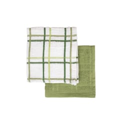 Ritz Cactus Cotton Check Dish Cloth 2 pk