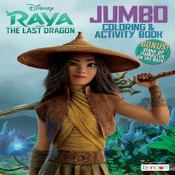 Bendon Disney Raya and Last Dragon Jumbo Coloring Book 1 pk