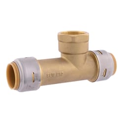 SharkBite Push to Connect 3/4 in. PTC X 3/4 in. D PTC Brass Tank Tee