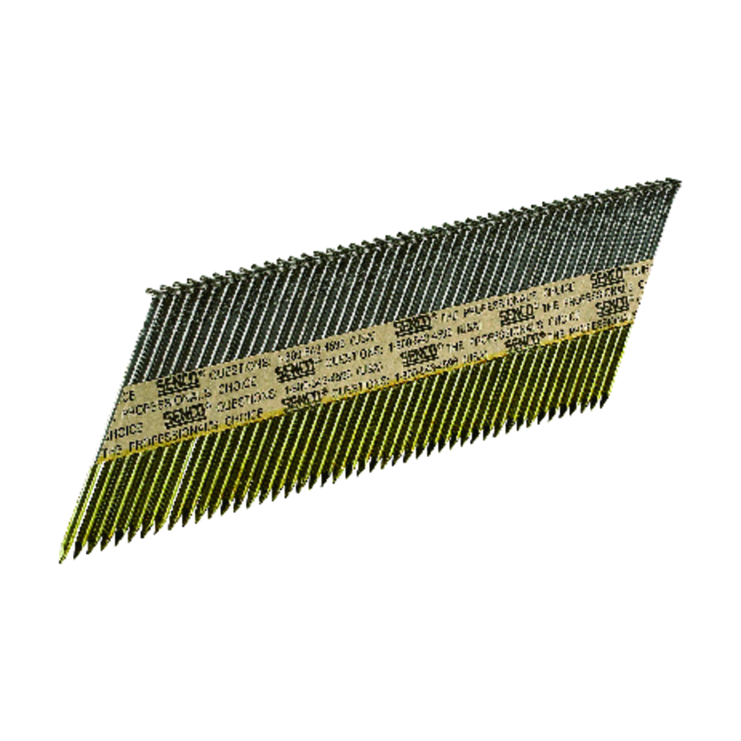 Senco 2-3/8 in. L X .113 Ga. Angled Strip Hot-Dip Galvanized Framing Nails 34 deg 2500 pk