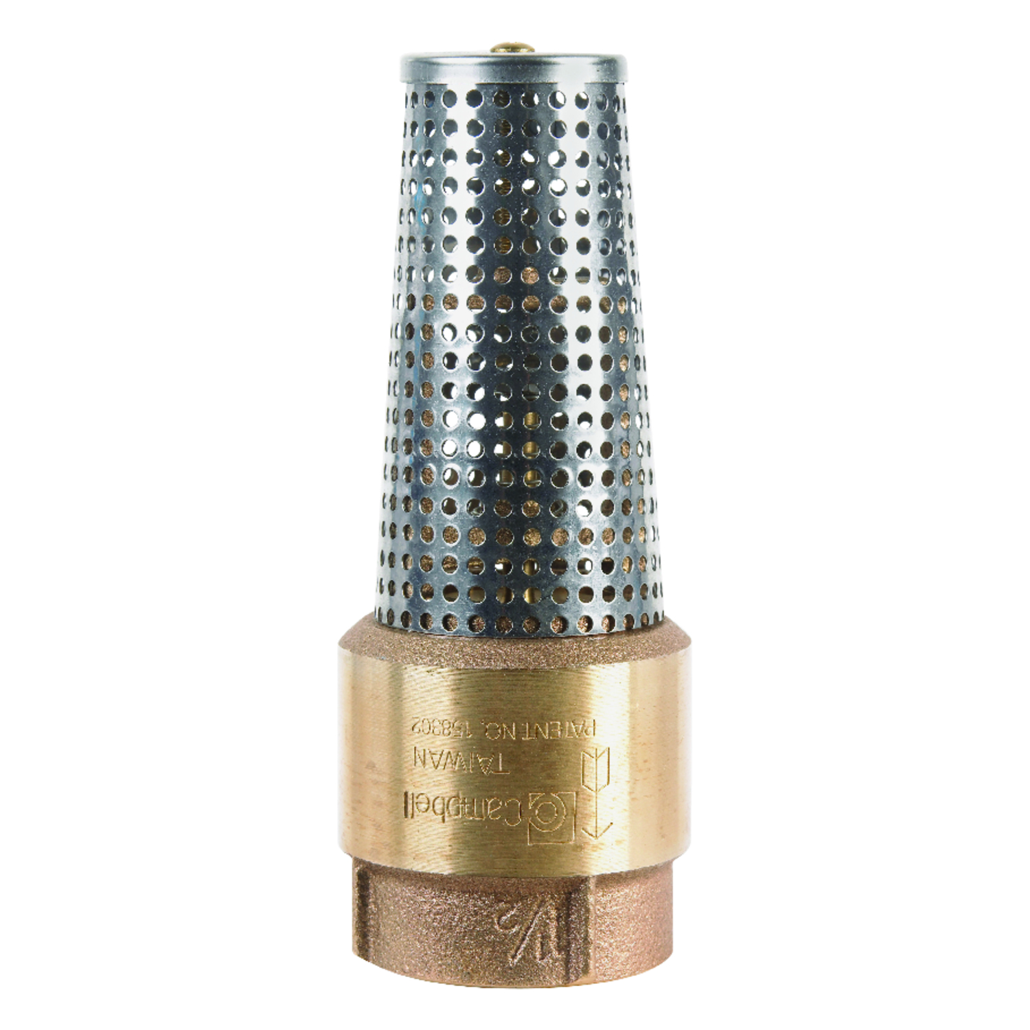 Photos - Other sanitary accessories Campbell 1-1/2 in. D X 1-1/2 in. D FNPT x FNPT Brass Foot Valve FV-6TLF