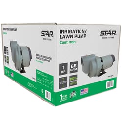 Star Water Systems 1 HP 3780 gph Cast Iron Sprinkler Pump