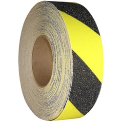 Master Stop Black/Yellow Anti-Slip Tape 2 in. W X 60 ft. L 1 pk