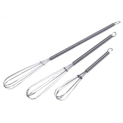 Progressive Prep Solutions Silver Chrome Whisk Set