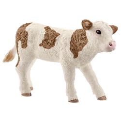 Schleich Farm World Simmental Calf Toy Brown/White