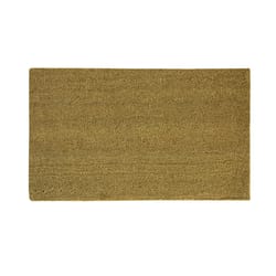 Sports Licensing Solutions 18 in. W X 30 in. L Tan Blank Coir Door Mat