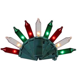 Celebrations Classic LED T5 Red/Green/Pure White 100 ct String Christmas Lights 24.75 ft.