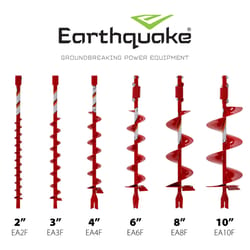 Earthquake 10 in. D X 36 in. L Earth Auger Bit 1 pc
