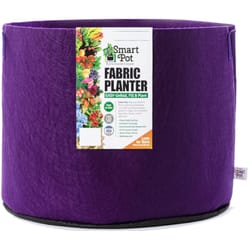 Smart Pots 6 in. H X 7 in. W X 7 in. D X 7 in. D Geo-Thermal Fabric Grow Bag Planter Purple