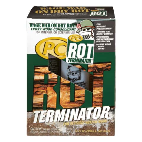 PC Products Rotted Wood Repair Kit 15-oz Dries Clear/Beige Wood Stabilizer  in the Surface Repair department at