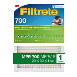 Filtrete 20 in. W X 30 in. H X 1 in. D Polypropylene 8 MERV Pleated Air Filter 1 pk